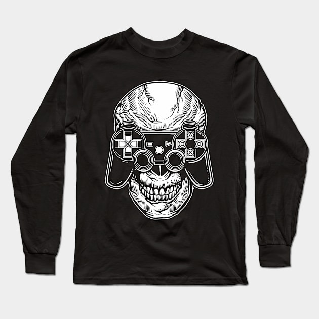 Skullstation Long Sleeve T-Shirt by SEspider